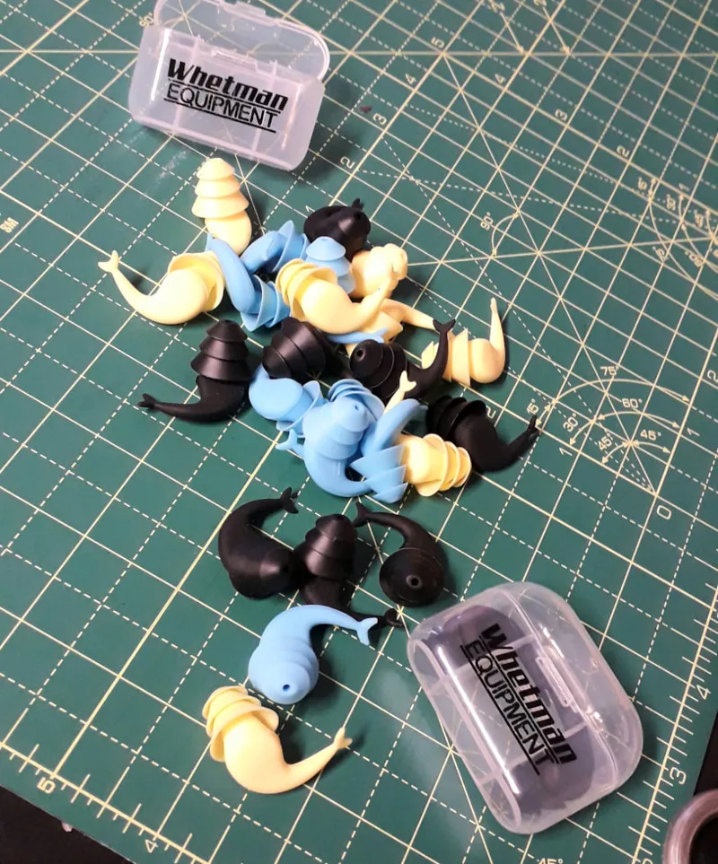 2024 Whetman Equipment Fish Tail Ear Plugs Yellow-1