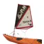 2023 P and H 0.75m Performance Sea Kayak Sail Complete with Fittings