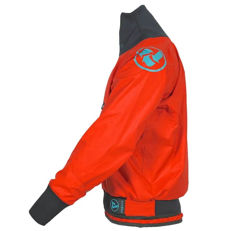 2024 Peak PS Semi Long Kayaking Jacket EVO Kidz Red-2