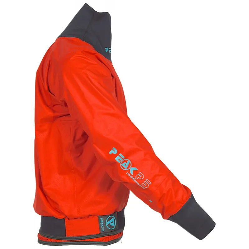 2024 Peak PS Semi Long Kayaking Jacket EVO Kidz Red-3