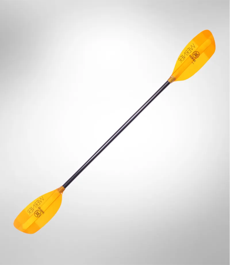 Werner Sherpa Straight Shaft Glass Blades Whitewater Kayak Paddle-1