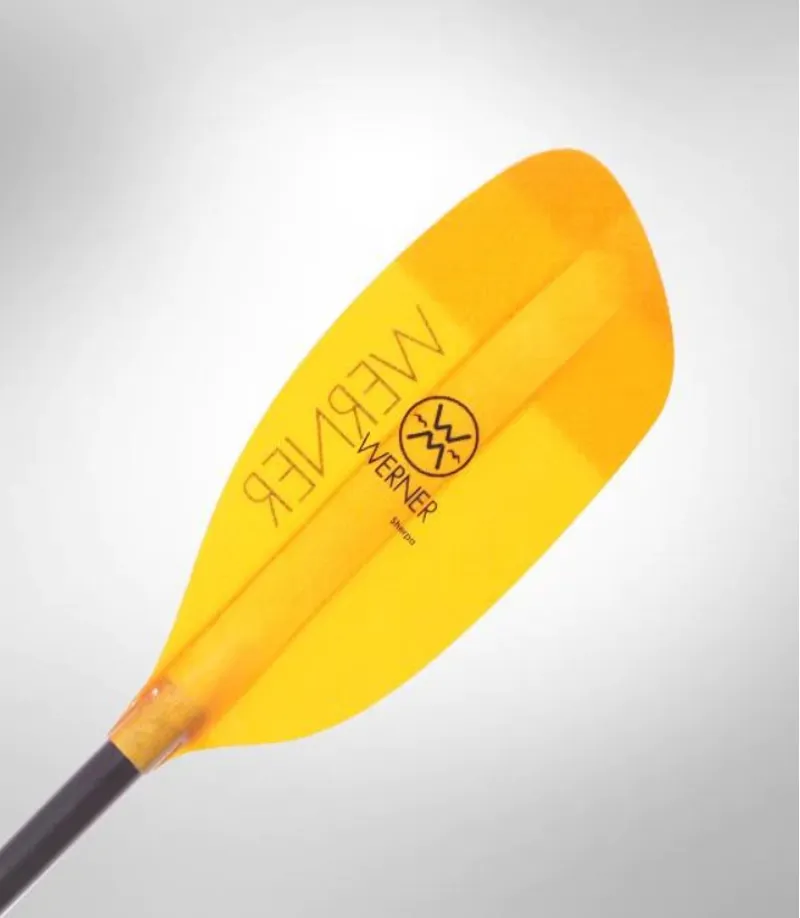 Werner Sherpa Straight Shaft Glass Blades 4 Piece Whitewater Paddle-2