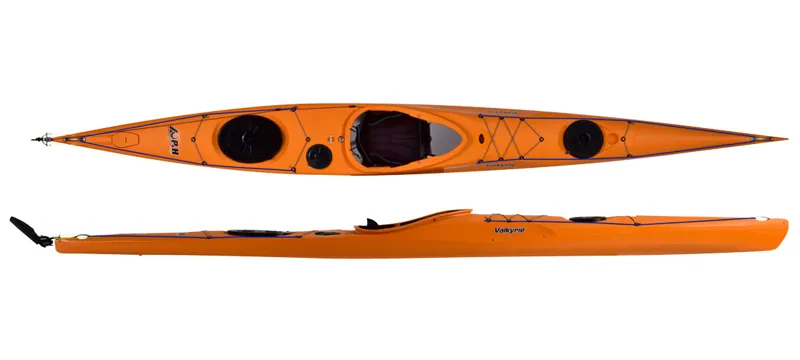 2024 P and H Valkyrie Designed for Speed Sea Kayak Corelite X Fuego Orange