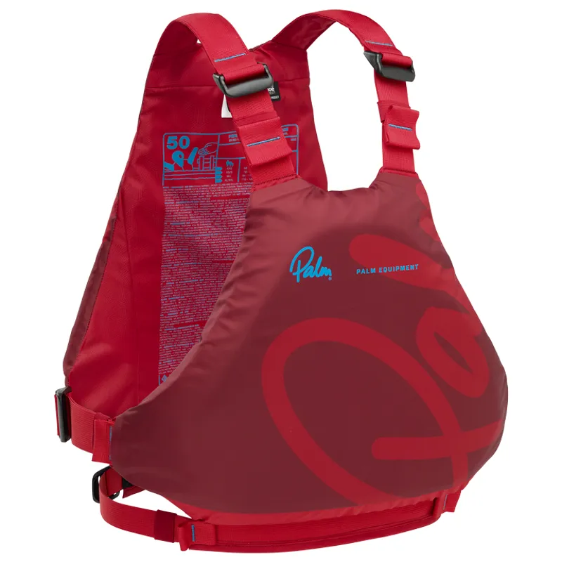 2024 Palm Equipment Ace Low Profile 70N Buoyancy Aid in Blue or Red XXS-1
