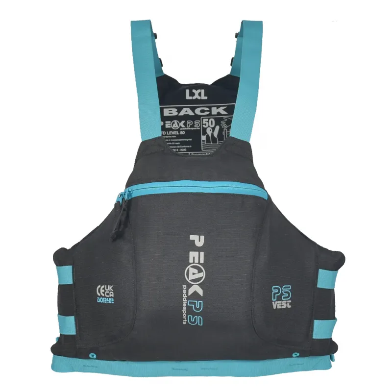 2024 Peak PS Paddlesport Vest General Purpose PFD Black