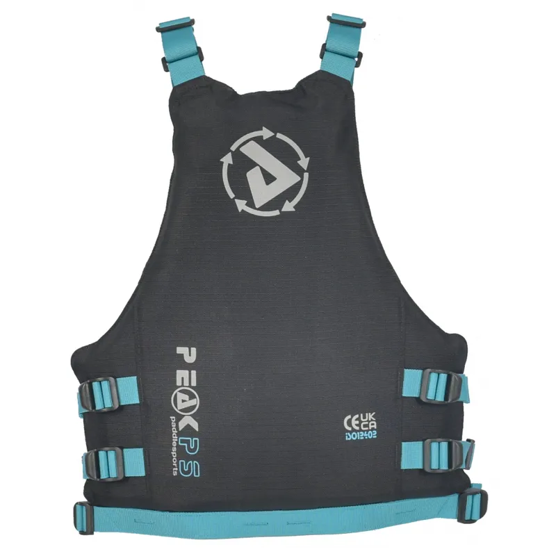 2024 Peak PS Paddlesport Vest General Purpose PFD Black-4