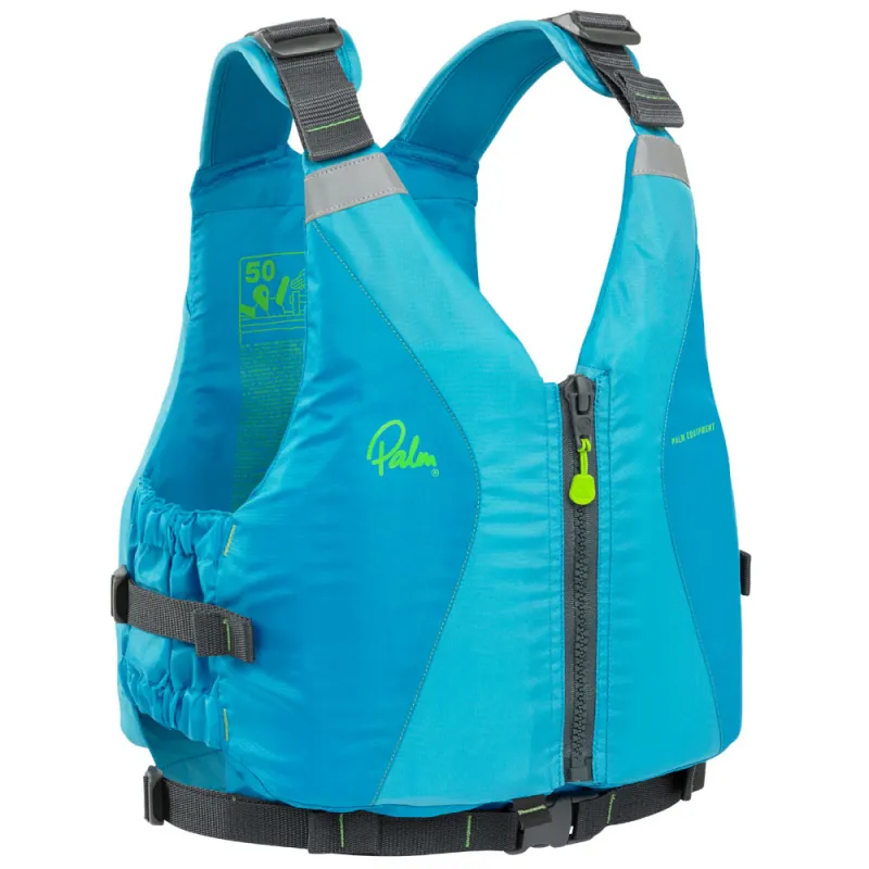 2025 Palm Equipment Quest Simple Slimline Buoyancy Aid in Aqua Sky