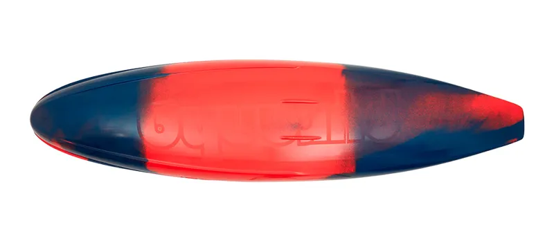 2025 Pyranha Kayaks Rip-R Evo 2 Kayak Cross with Fins Rosella Red-2