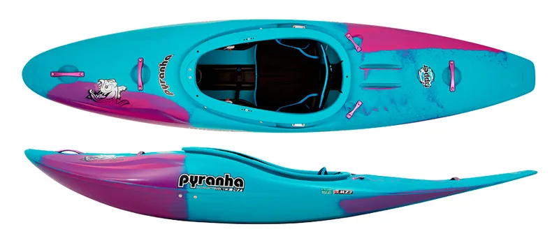 Pyranha Kayaks Ripper 2 Down River Half Slice Cotinga Blue in Stout 2