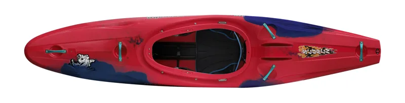 2025 Pyranha Kayaks Scorch X 10ft Whitewater Kayak Rosella Red-1