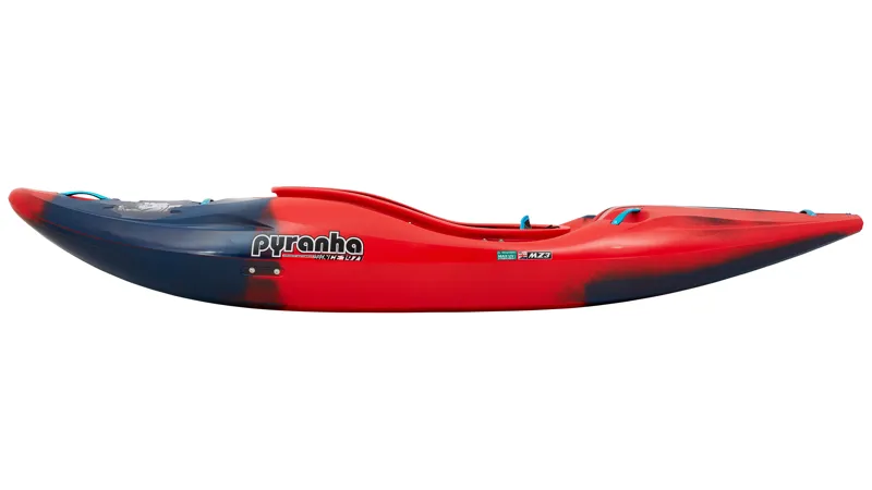 2025 Pyranha Scorch Whitewater River Running Kayak in Rosella Red-4